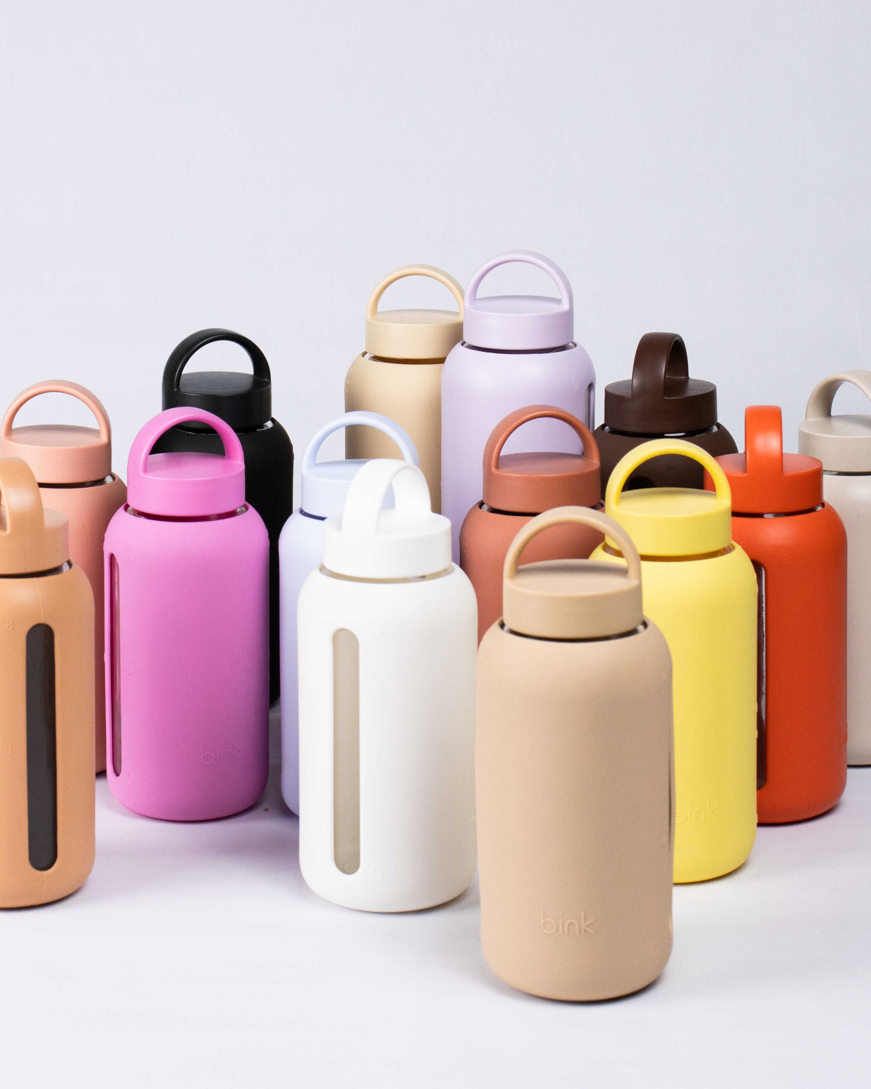 Bink Day Bottle | The Hydration Tracking Water Bottle (27oz) - Clay