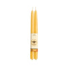 Natural  100% Pure Beeswax Tapers: Standard (12" x 7/8")