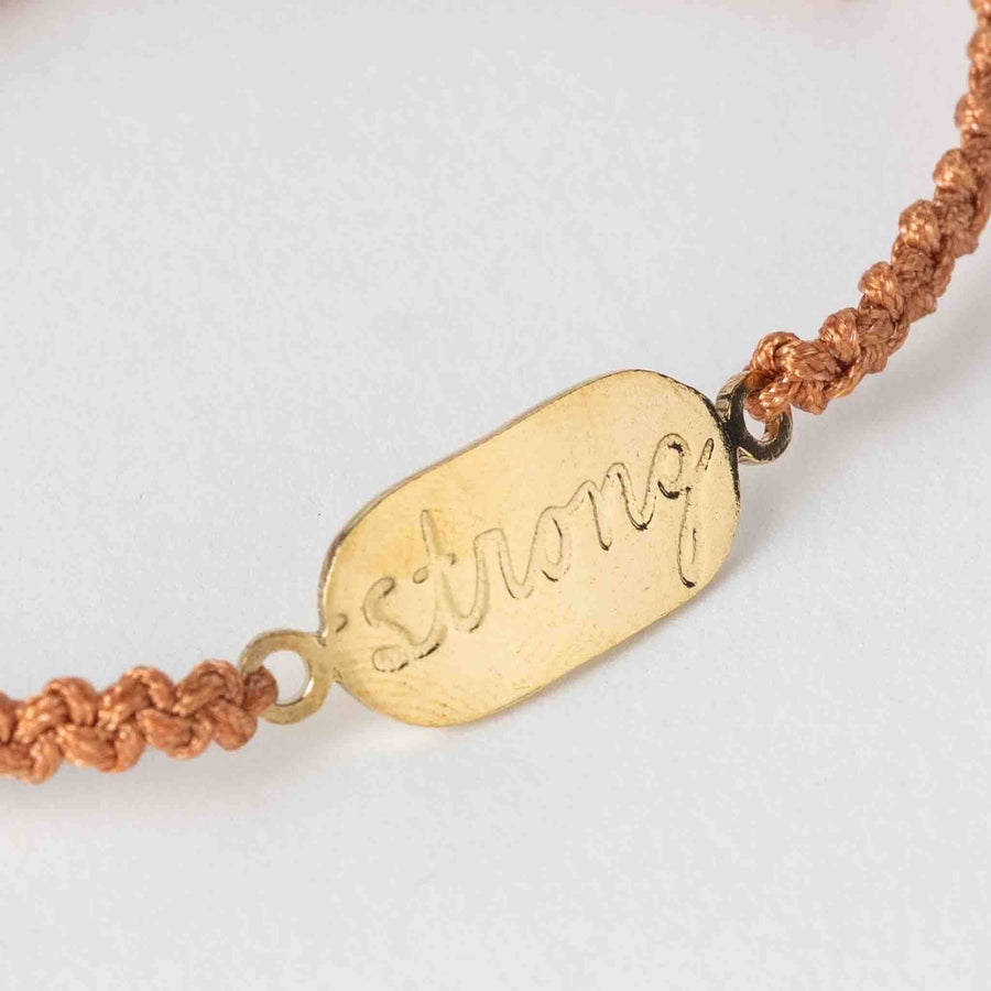 Affirmation Bracelet - You Are Strong