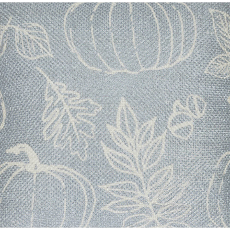 Silhouette Pumpkin Grey Table Runner 12x36