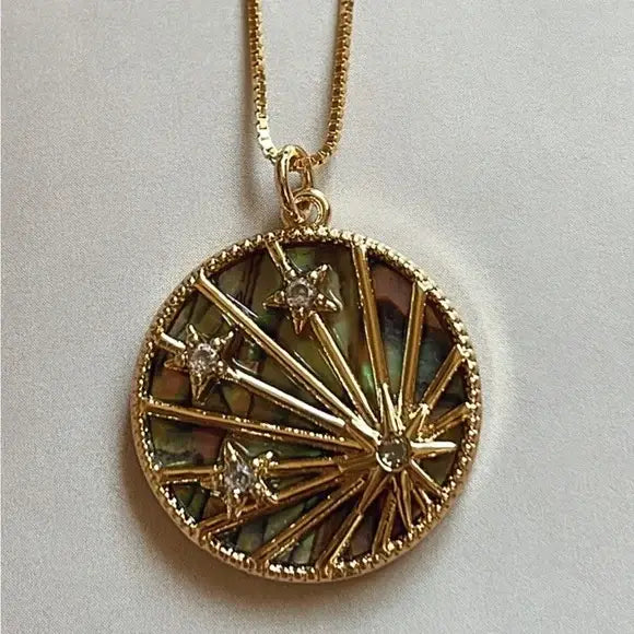 Star Rider Necklace: Mother of Pearl