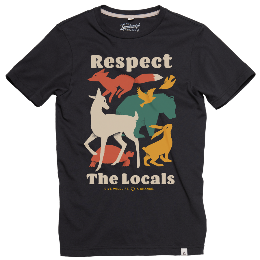 The Landmark Project - Respect the Locals Tee: Redwood / M