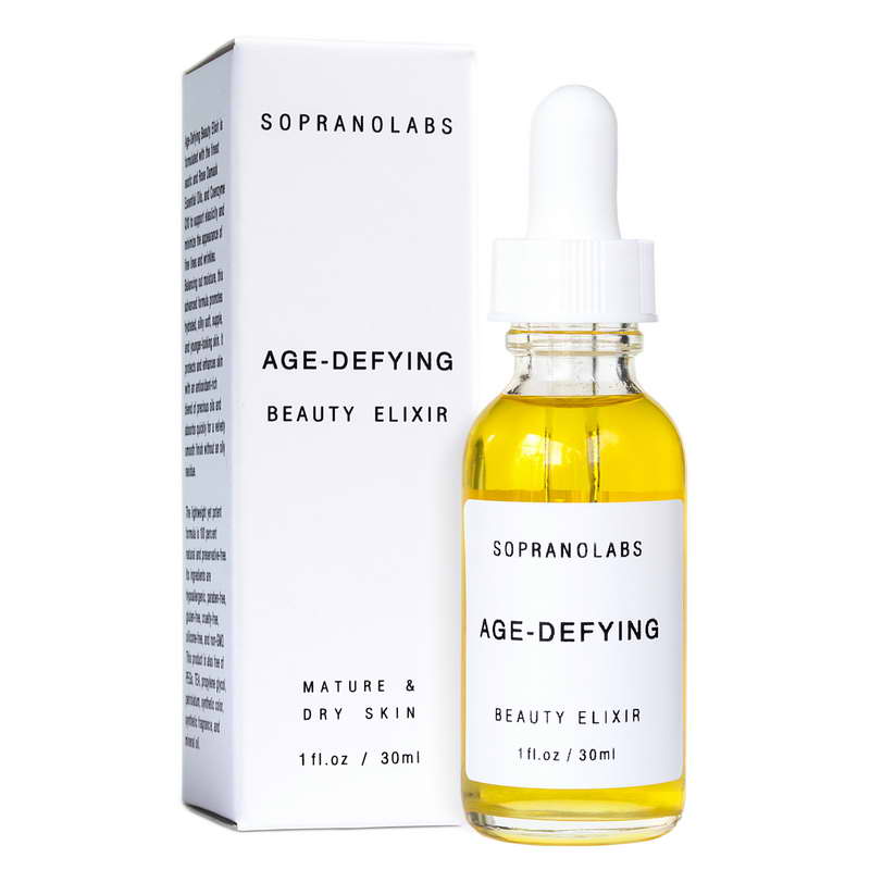 Age-Defying Beauty Elixir. Anti-aging rose face serum by Sopranos Labs