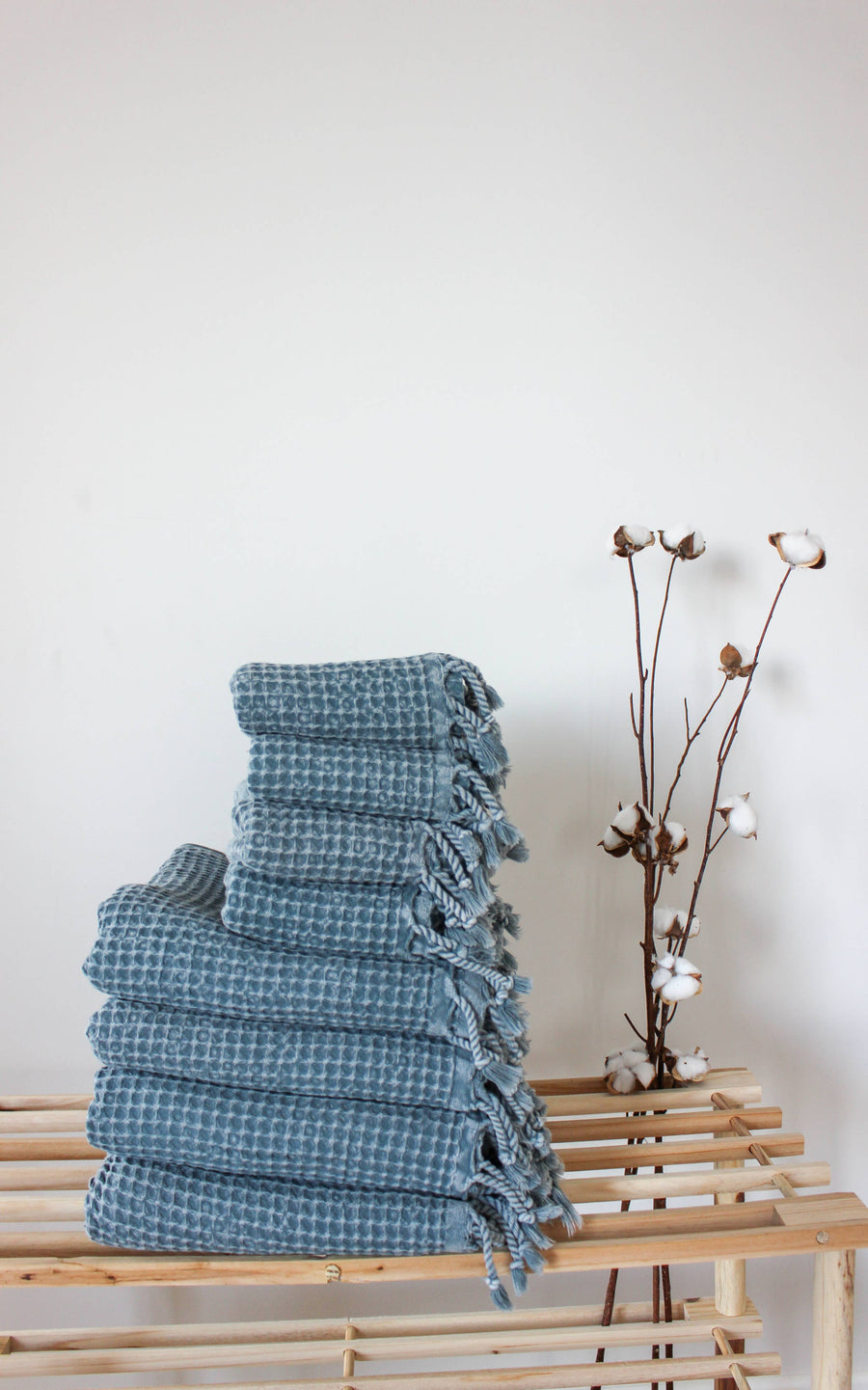 PASHA Turkish Towels - Waffle Towels: Clay