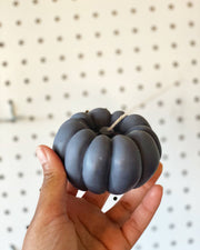 The Pumpkin Candle: Grey