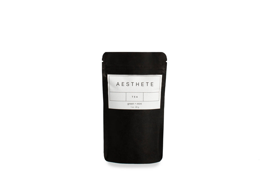 Aesthete Tea - Green + Mint | Green Tea Blend: 1 oz