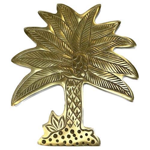 Gold Palm Tree Trivet