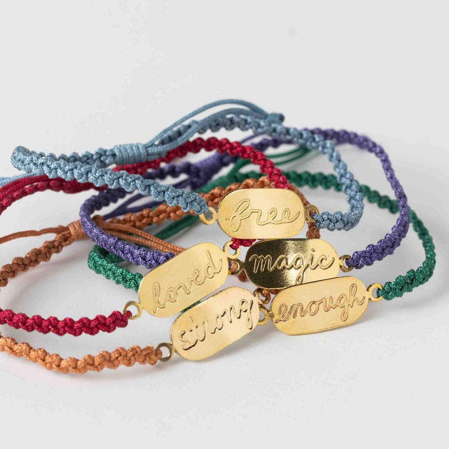 Affirmation Bracelet - You Are Strong