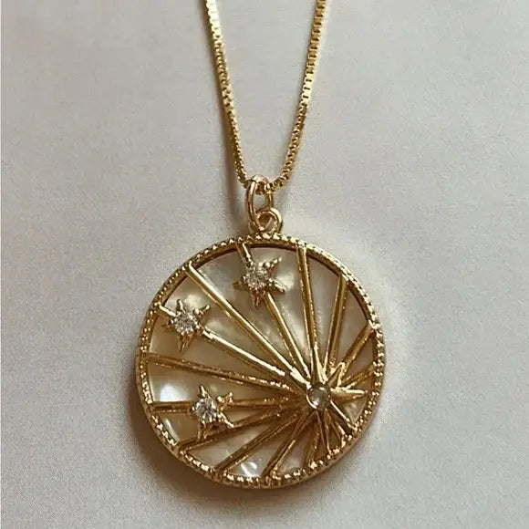 Star Rider Necklace: Mother of Pearl