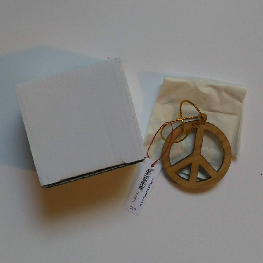 Peace Symbol Tree Ornament