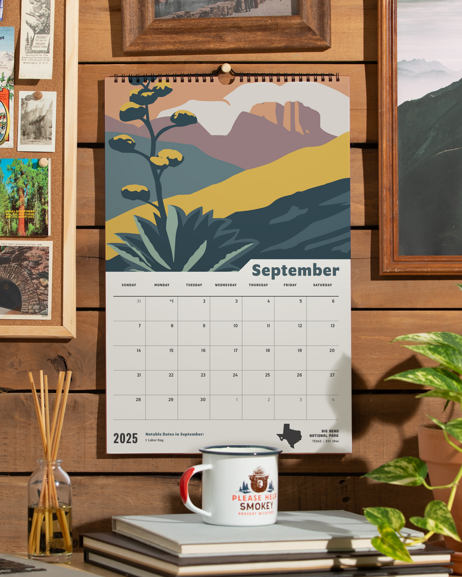 The Landmark Project - 2025 National Parks Calendar