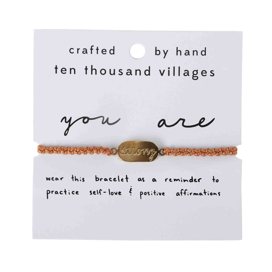 Affirmation Bracelet - You Are Strong