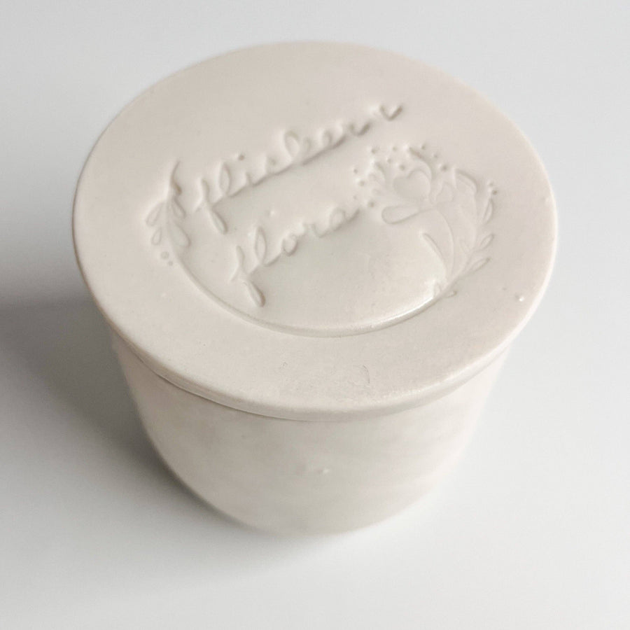 Handmade Ceramic Jar Candle • Ada Lovelace Inspired