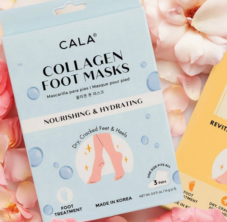 Vitamin C or Collagen Foot Mask Treatment: Collagen