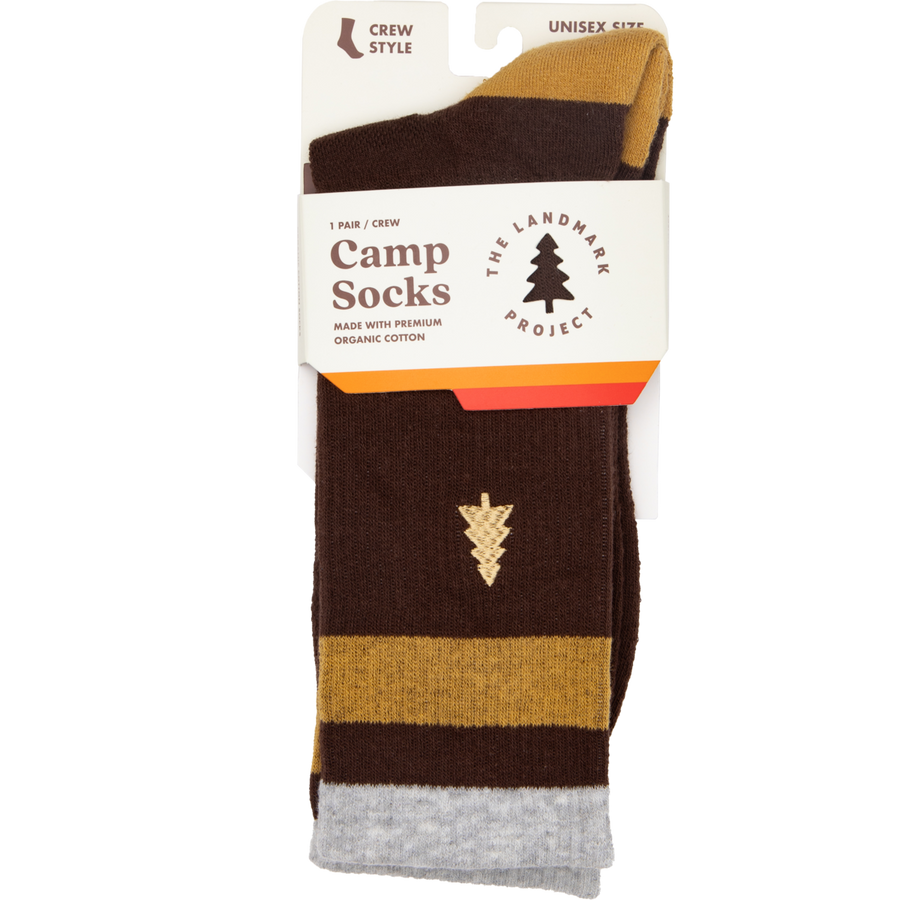 The Landmark Project - Out-of-Doors Club Sock: Antler / L/XL