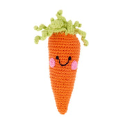 Baby Friendly Plush Carrot Rattle