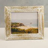 Gold & White Dot Photo Frame 8X10