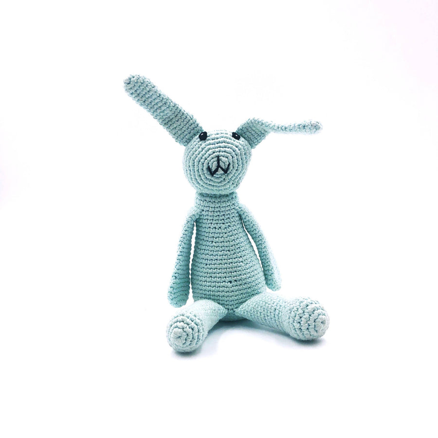 My First Bunny Organic Baby Rattle: Natural