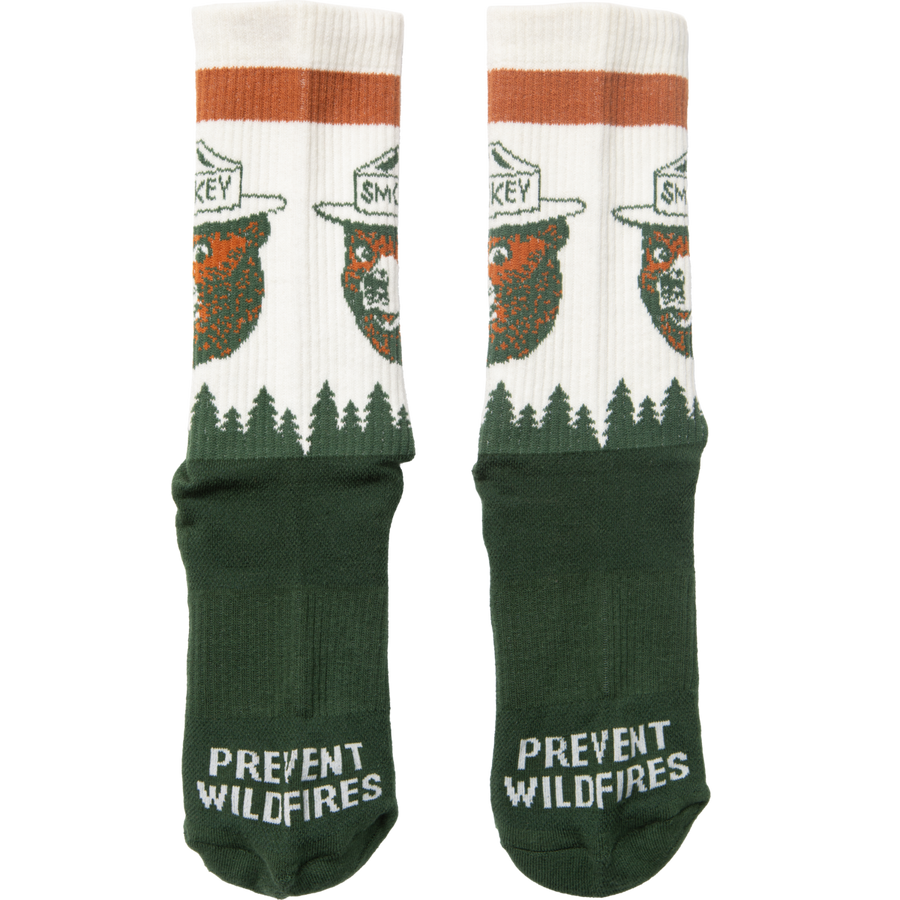 The Landmark Project - Prevent Wildfires Sock: Spruce / L/XL