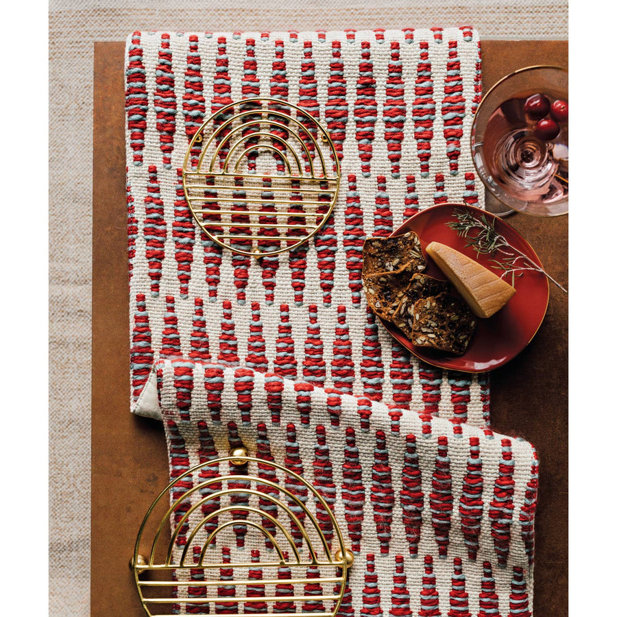Gold Sunup Metal Trivet 6 inch