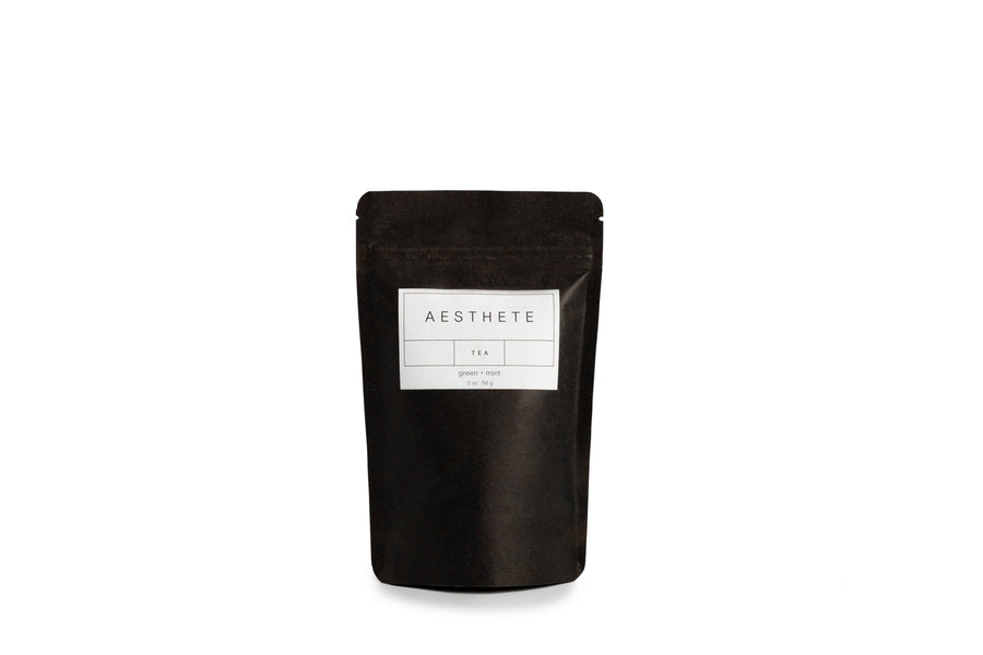 Aesthete Tea - Green + Mint | Green Tea Blend: 1 oz