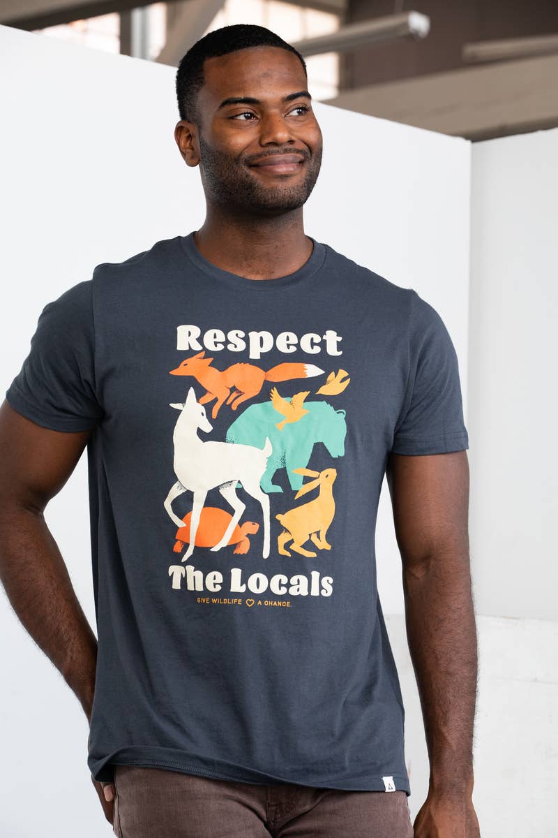 The Landmark Project - Respect the Locals Tee: Redwood / M