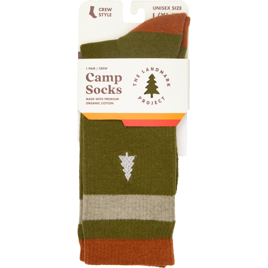 The Landmark Project - Out-of-Doors Club Sock: Antler / L/XL