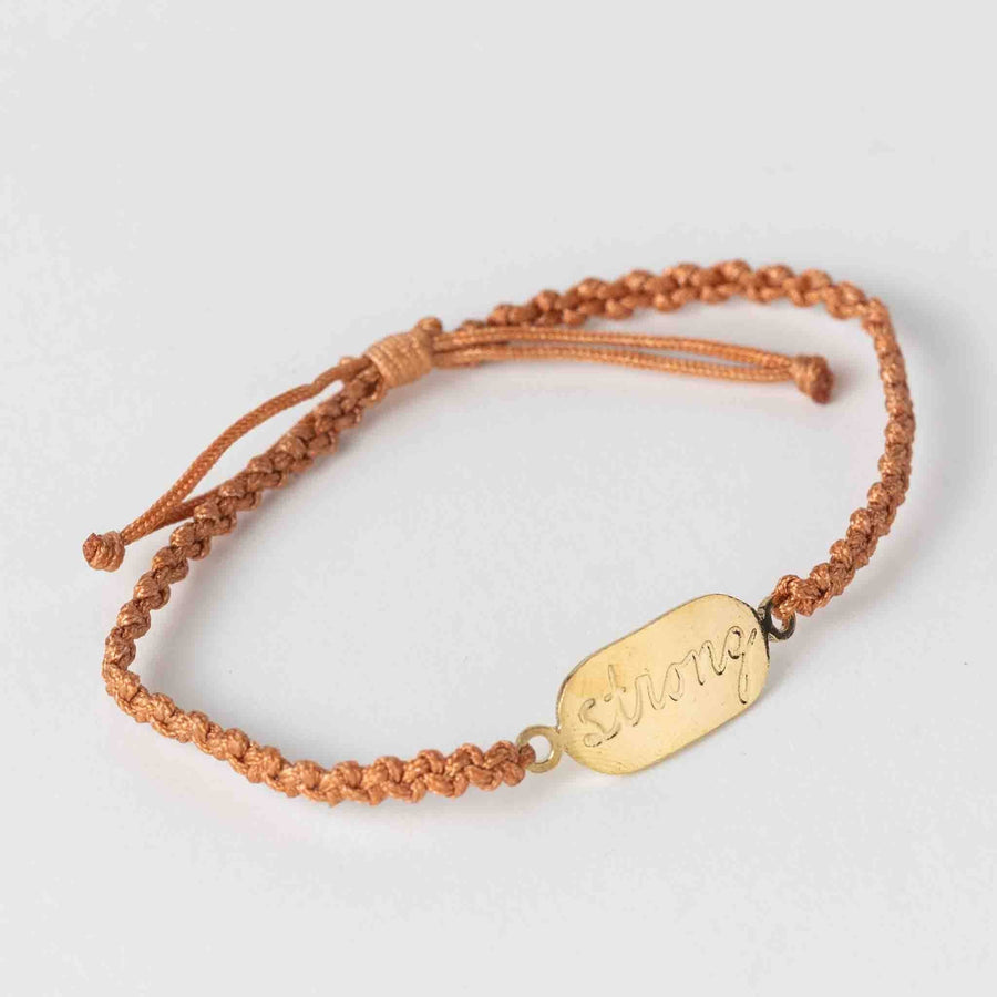 Affirmation Bracelet - You Are Strong