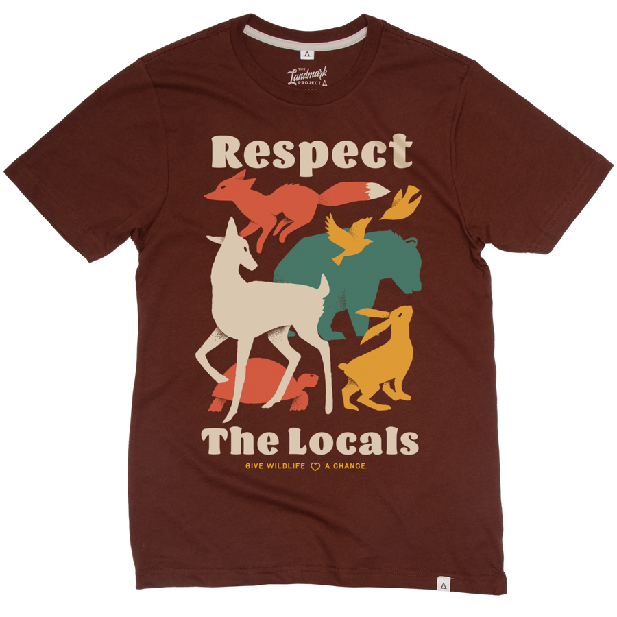 The Landmark Project - Respect the Locals Tee: Redwood / M