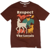 The Landmark Project - Respect the Locals Tee: Redwood / M