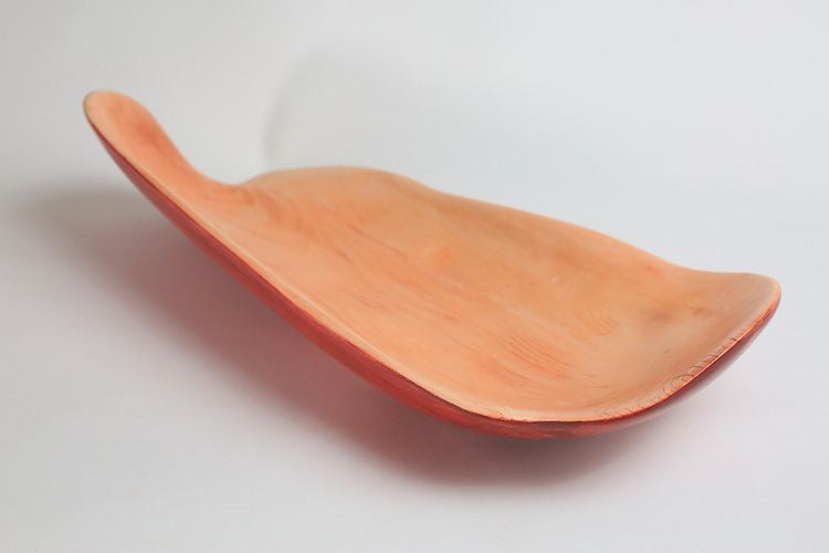 sleek birch wood bowl