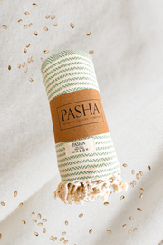 PASHA Turkish Towels - Bohemian Turkish Towel | PISTACHIO