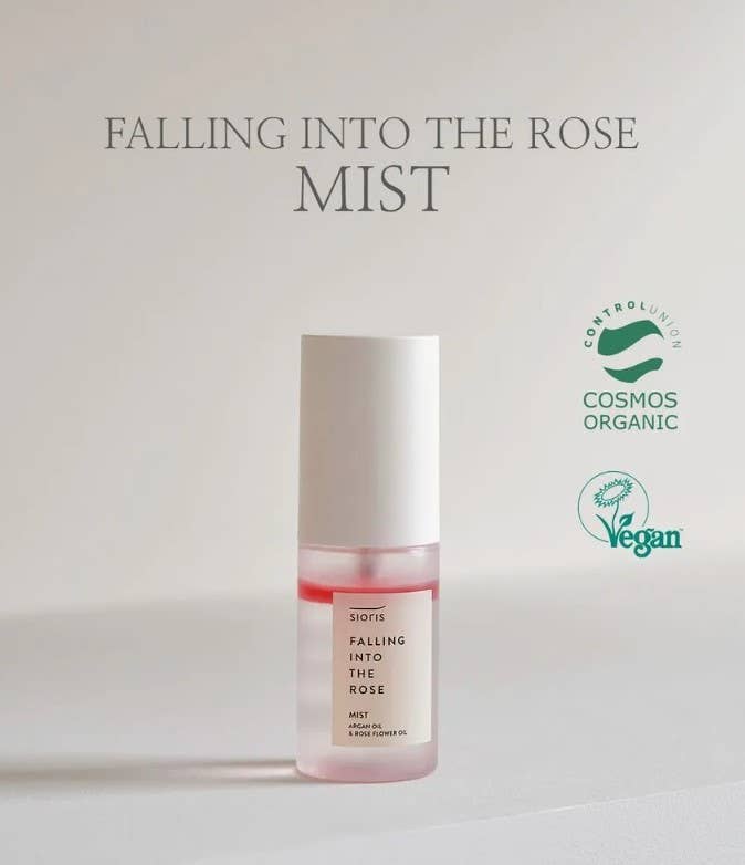 SIORIS Falling Into The Rose Vegan Organic Face Mist