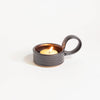 Black Ceramic Tea Light Holder