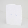 "And then I met you" Love Greeting Card: Folded A2 Greeting Card. Blank Inside.