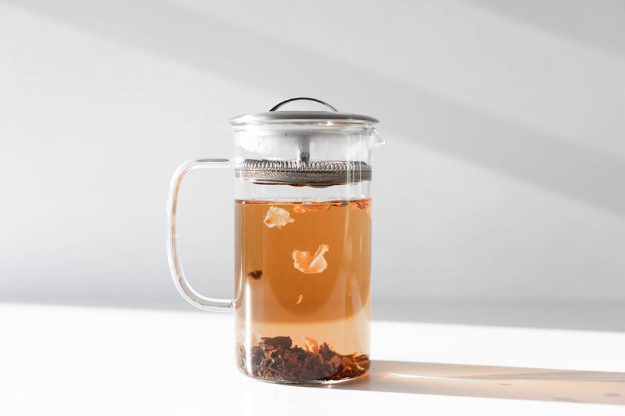 looseleaf tea brew pot