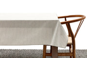 MEEMA - Tablecloth / Grey Striped 60 x 120"