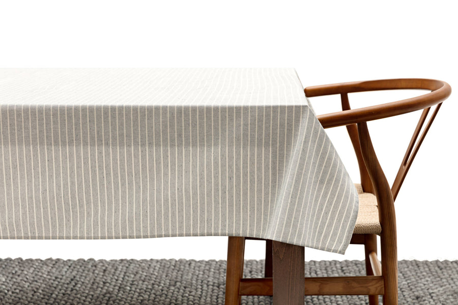 MEEMA - Tablecloth / Grey Striped 60 x 120