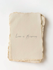 "Love is Brewing" Love Coffee Greeting Card: Flat A2 Greeting Card. Blank on Back.
