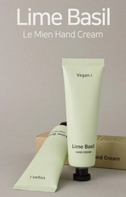 Vegan Hand Cream Lotion: Lime Basil