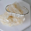 Quartz Crystal Wire-Wrapped Bracelet