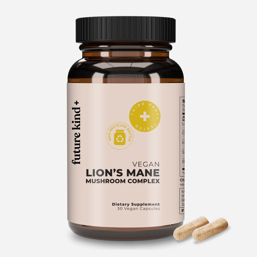 Vegan Lion's Mane Mushroom Complex Brain Supplement