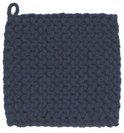 Midnight Blue Knit Potholder