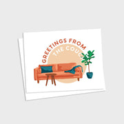 Greetings from the Couch Card