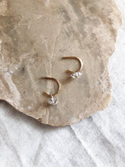herkimer diamond earring