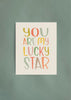 lucky star nursery print