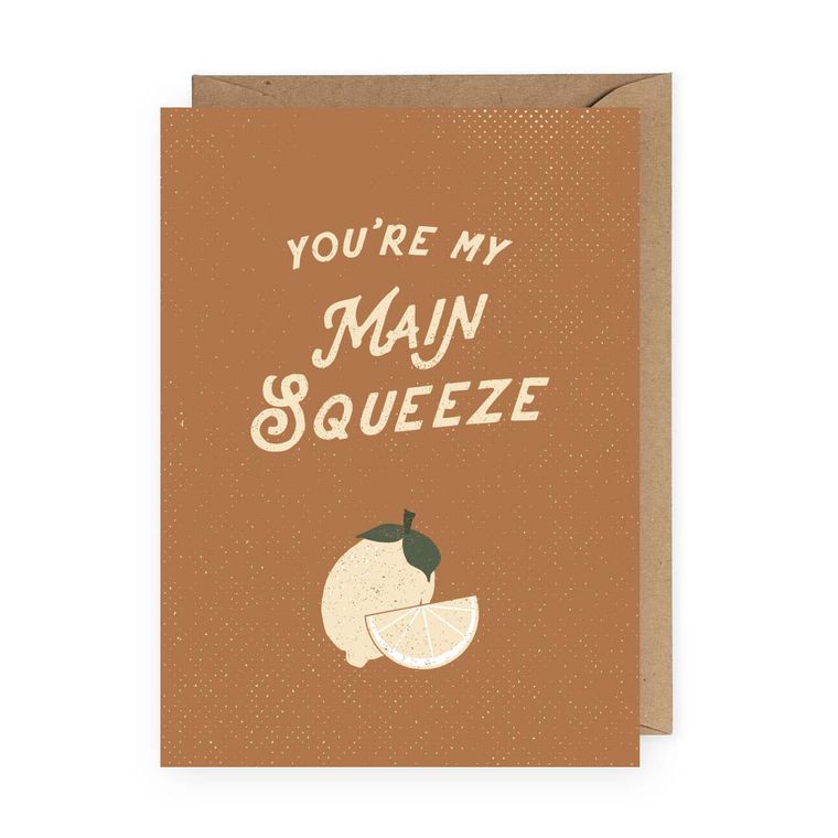 main squeeze love greeting card