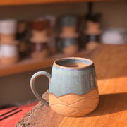 ceramic mountain mug