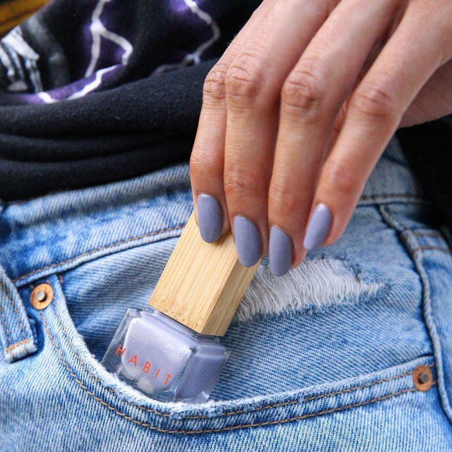 vegan light blue nail polish