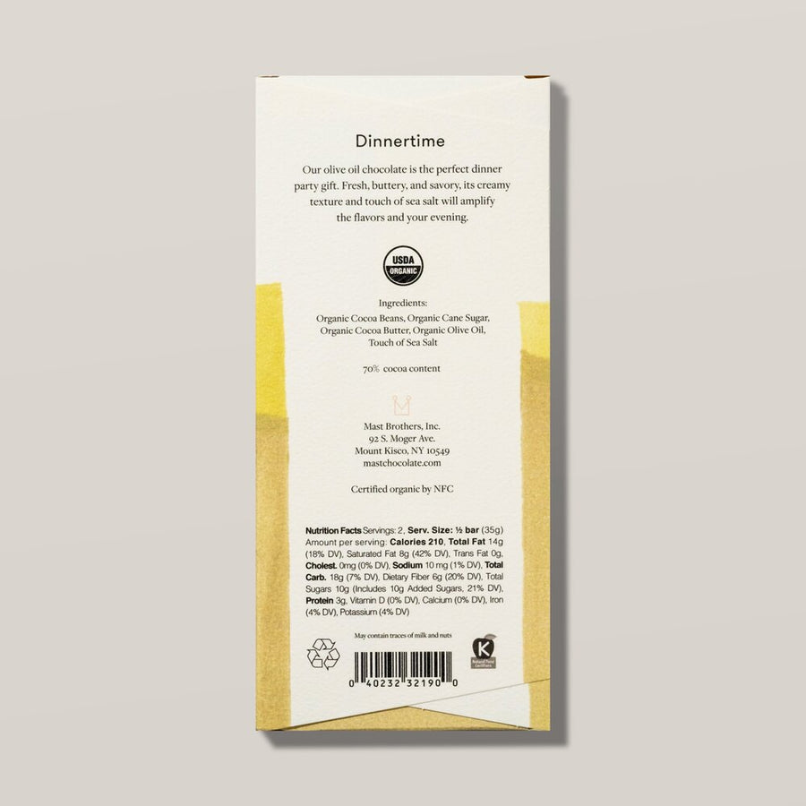 olive oil chocolate